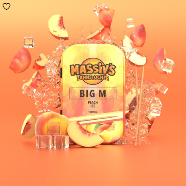 Massiv's Zahnstocher Big M Peach Ice